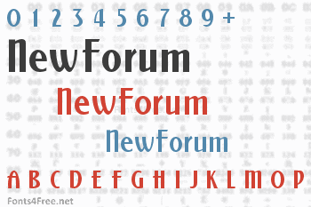 NewForum Font
