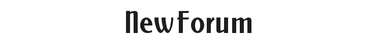 NewForum Font