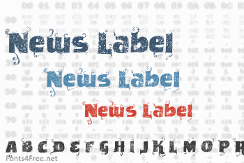 News Label Font