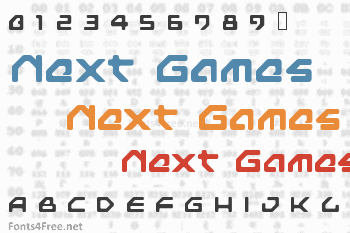 Next Games Font