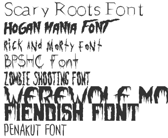 horror fonts download 121 160 fonts4free scary fonts