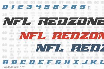 NFL RedZone Font