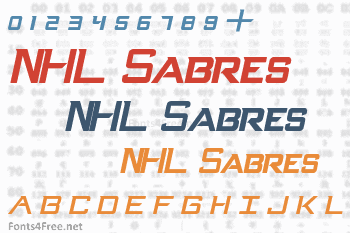 NHL Sabres Font