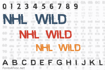 NHL Wild Font