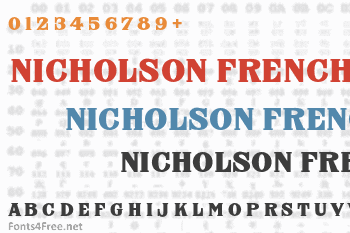 Nicholson French Font