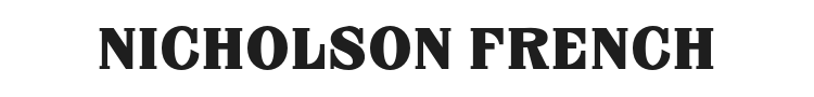 Nicholson French Font