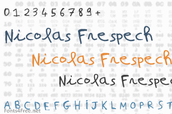 Nicolas Frespech Font