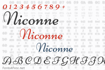 Niconne Font