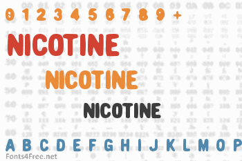 Nicotine Font