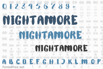 Nightamore Font