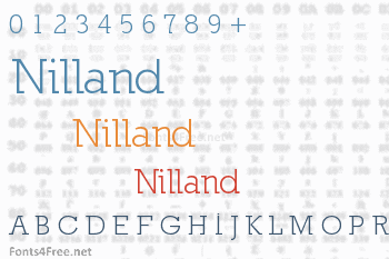 Nilland Font