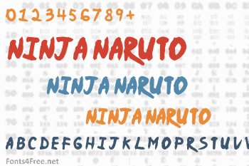 Ninja Naruto Font