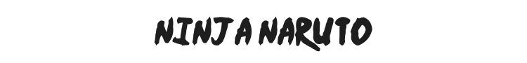 Ninja Naruto Font Preview