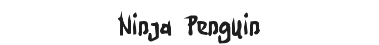 Ninja Penguin Font Preview