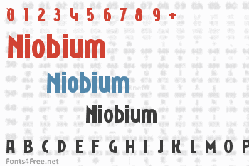 Niobium Font