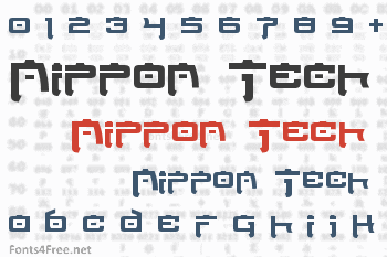 Nippon Tech Font