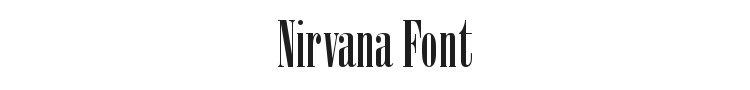 Nirvana Font Preview