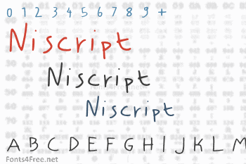 Niscript Font