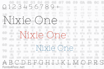 Nixie One Font