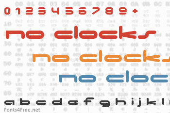 No Clocks Font