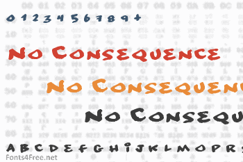 No Consequence Font