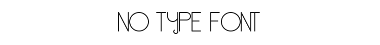 No Type Font Preview