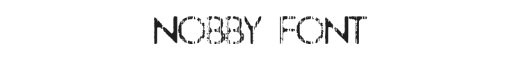 Nobby Font