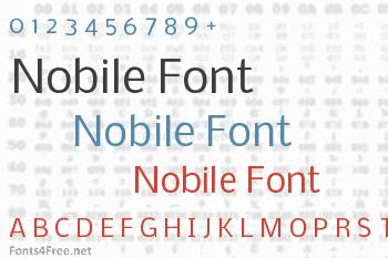 Nobile Font