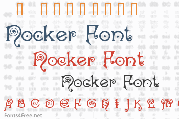 Nocker Font