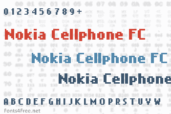 Nokia Cellphone FC Font