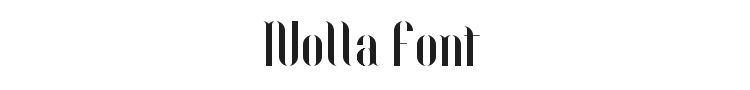 Nolla Font Preview