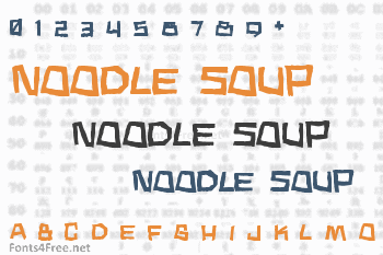 Noodle Soup Font