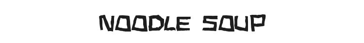 Noodle Soup Font Preview