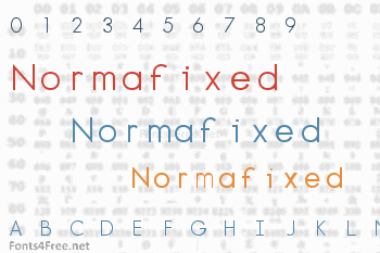 Normafixed Font