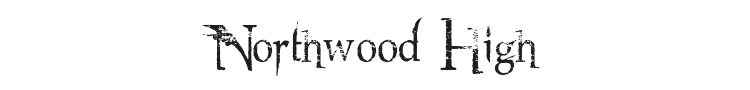 Northwood High Font