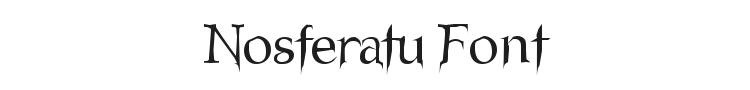 Nosferatu Font Preview