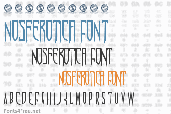 Nosferotica Font