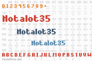 Notalot35 Font