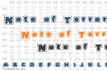 Note of Terror Font