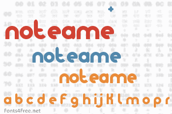 Noteame Font