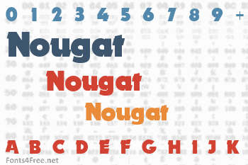 Nougat Font