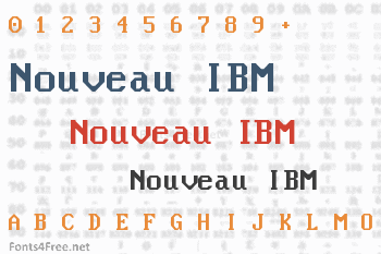 Nouveau IBM Font