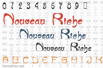 Nouveau Riche Font