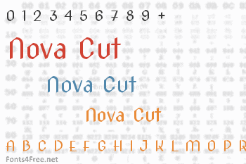 Nova Cut Font