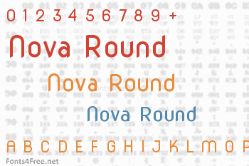 Nova Round Font