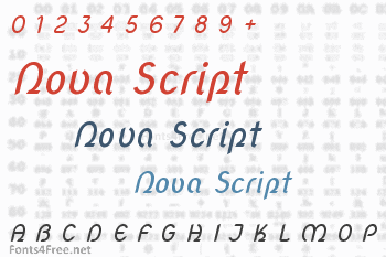 Nova Script Font