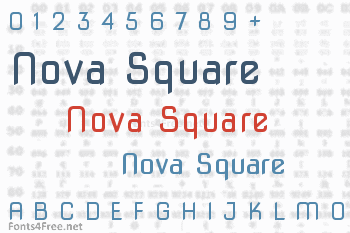 Nova Square Font