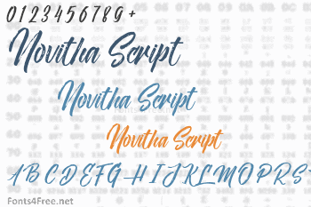 Novitha Script Font