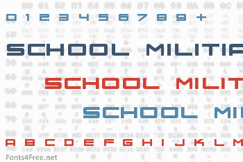 Nu School Militia Font