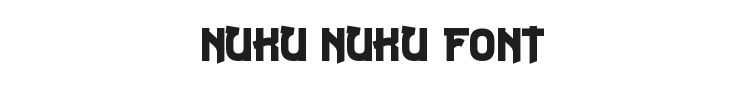 Nuku Nuku Font Preview